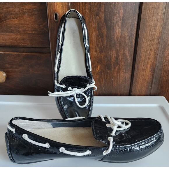 Cole Haan Black Patent Leather Loafers - Picture 8 of 10